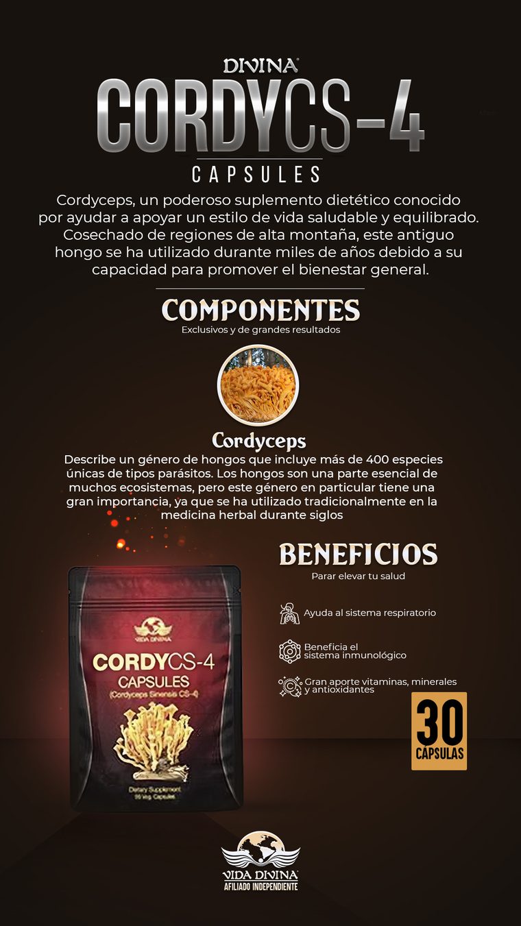 Cordyceps-4 Cápsulas