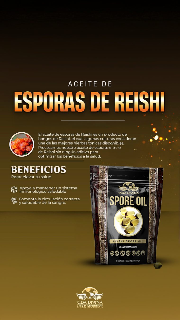 Aceite de Esporas de Reishi